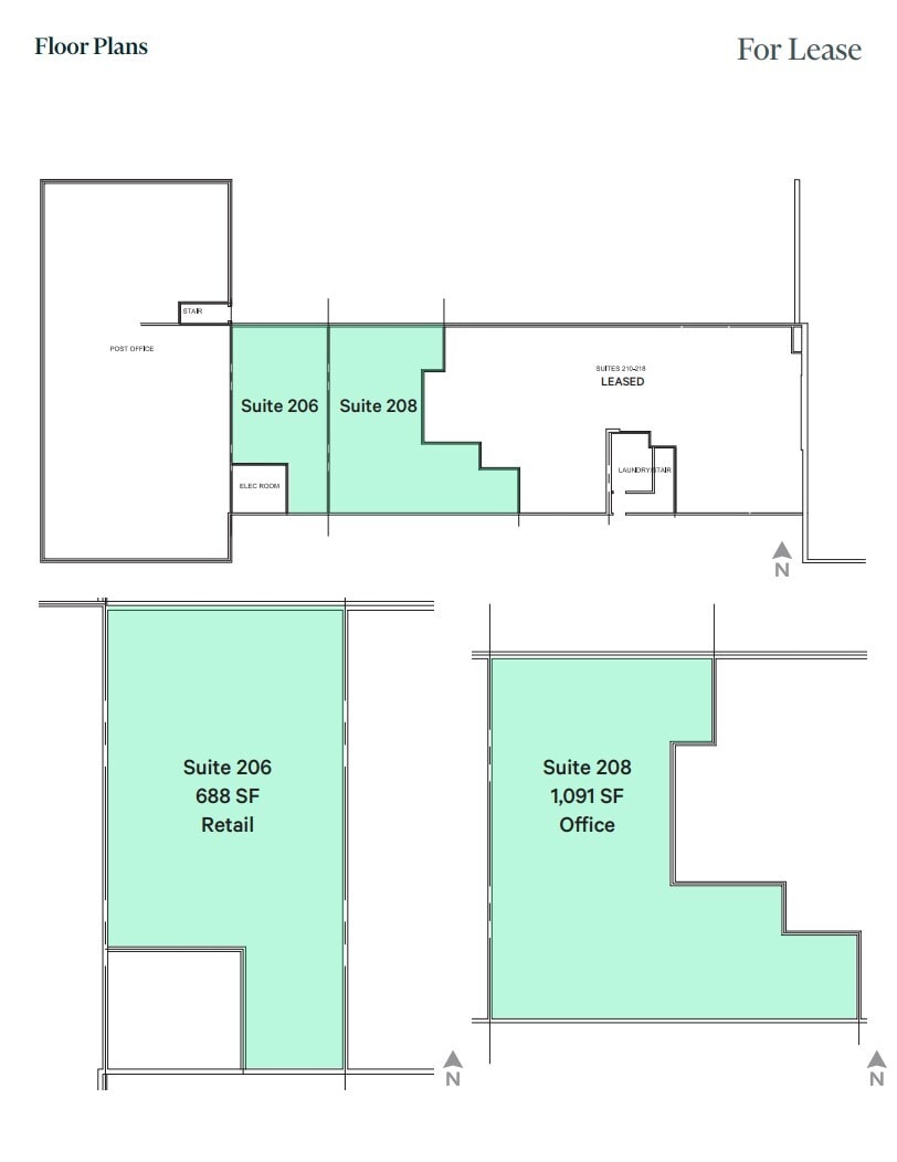 206-218 Wilkes St, Steilacoom, WA for lease Floor Plan- Image 1 of 1