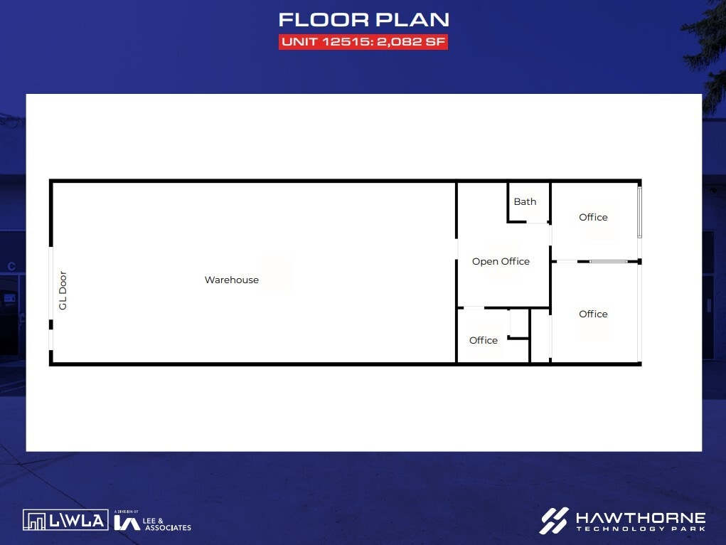 12581-12597 Crenshaw Blvd, Hawthorne, CA for lease Floor Plan- Image 1 of 1