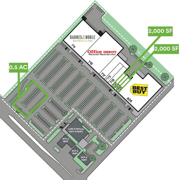 711-805 Texas Ave S, College Station, TX for lease - Building Photo - Image 3 of 7