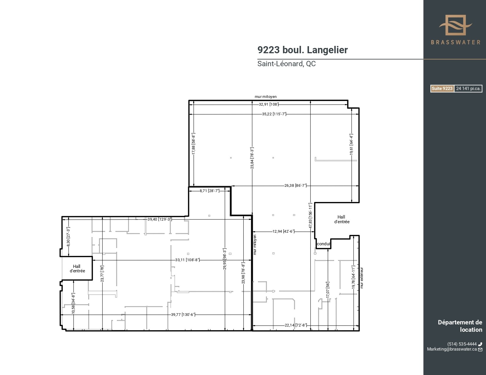 9175-9225 Boul Langelier, Montréal, QC for lease Floor Plan- Image 1 of 1