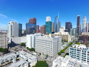 605 W Olympic Blvd, Los Angeles, CA - AÉRIEN  Vue de la carte