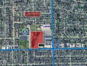 2600-2602 W Sylvania Ave, Toledo, OH - AERIAL map view - Image1