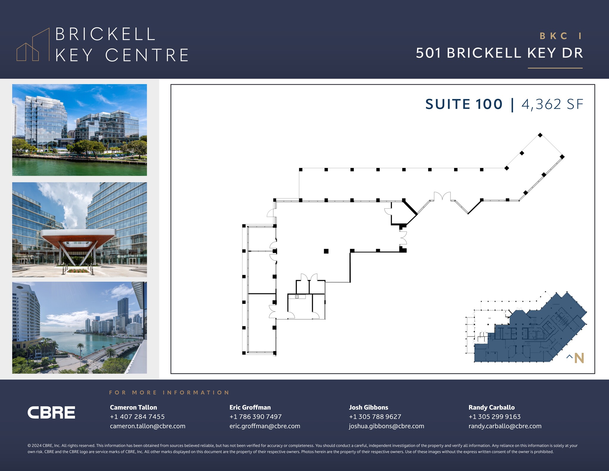 501 Brickell Key Dr, Miami, FL for lease Site Plan- Image 1 of 1