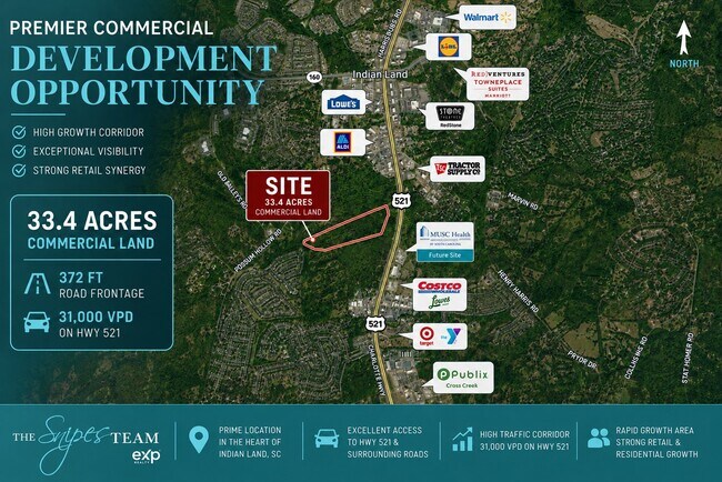 Plus de détails pour 9457 Charlotte Hwy, Fort Mill, SC - Terrain à vendre