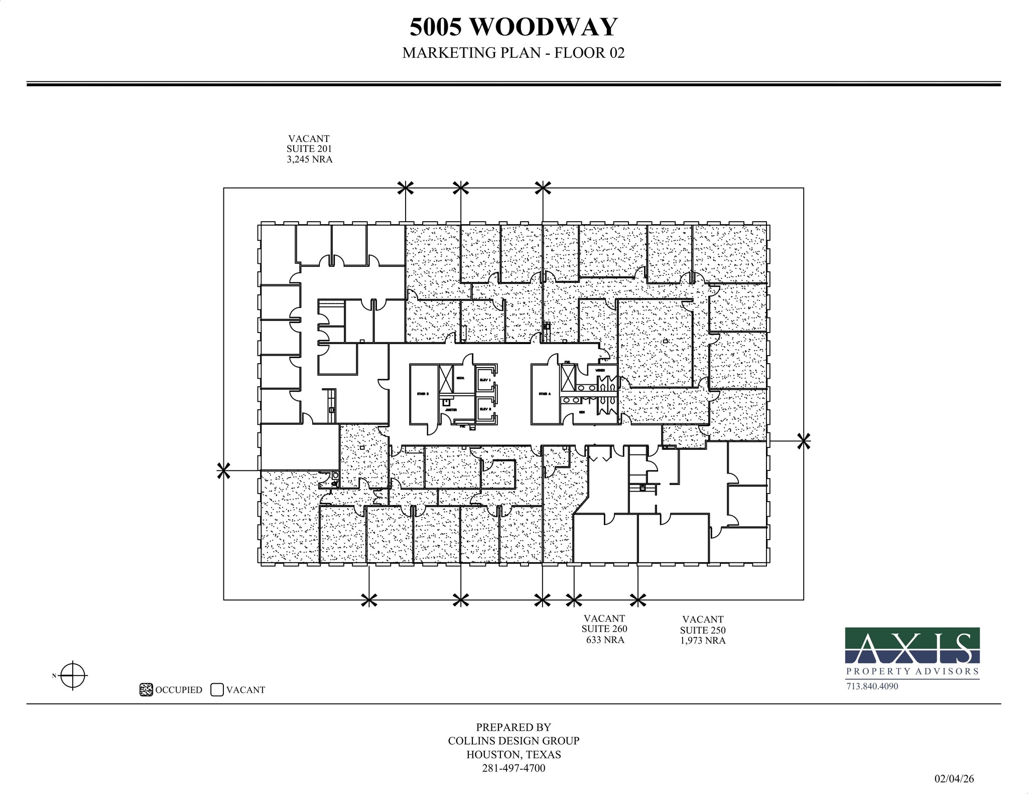 5005 Woodway Dr, Houston, TX à louer Plan de site- Image 1 de 1