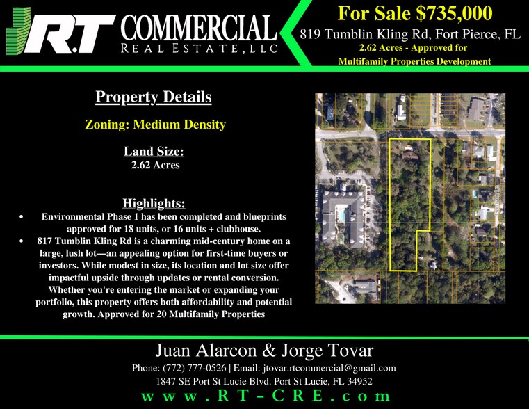 819 Tumblin Kling Rd, Fort Pierce, FL à vendre - Photo du bâtiment - Image 3 de 6