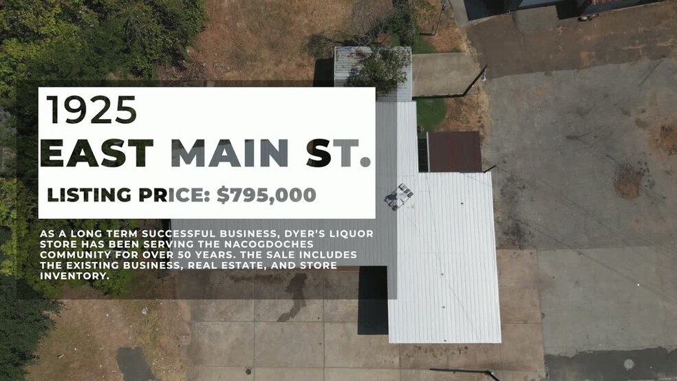 1925 E Main St, Nacogdoches, TX à vendre - Vid o sur l inscription commerciale - Image 2 de 12