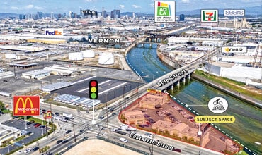 3698 S Soto St, Vernon, CA - AERIAL map view