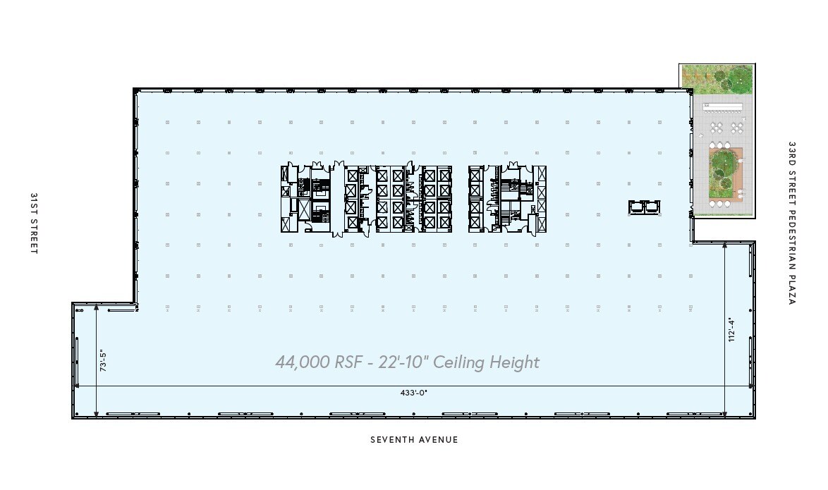 PENN 2, New York, NY for lease Floor Plan- Image 1 of 1