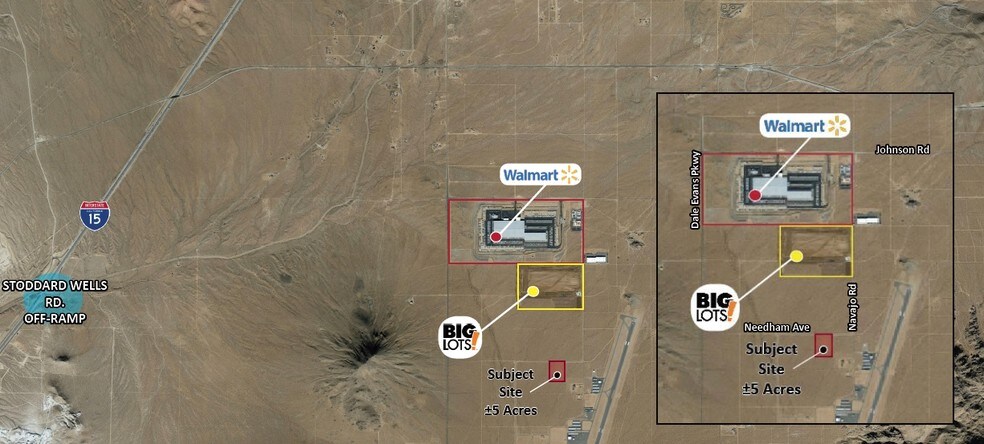 10+ Acres Needham & Navajo Rd & Cerritos Ave, Apple Valley, CA à vendre - Photo du bâtiment - Image 1 de 2