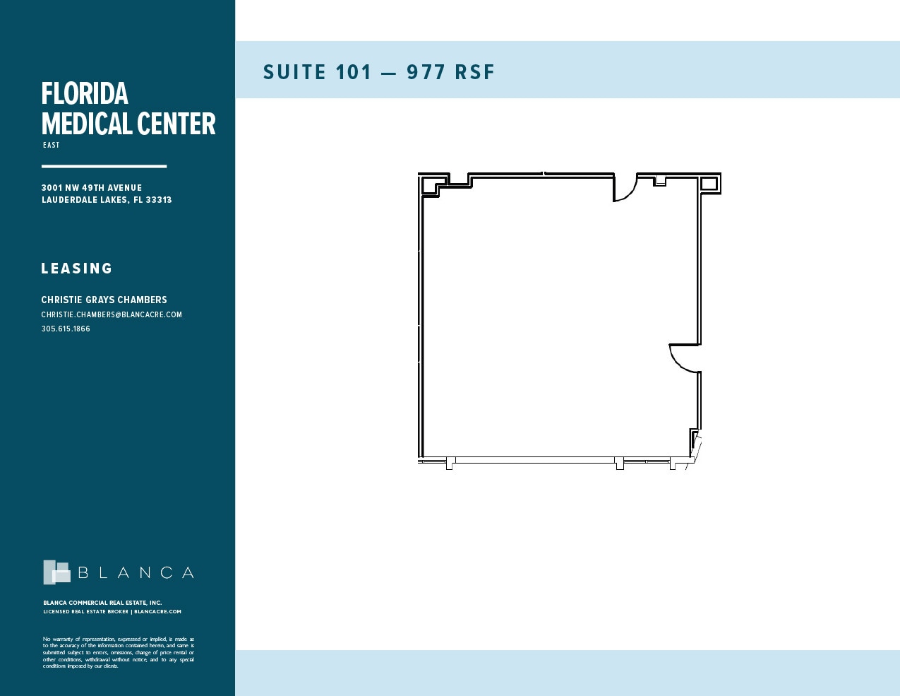 2951 NW 49th Ave, Lauderdale Lakes, FL for lease Floor Plan- Image 1 of 1
