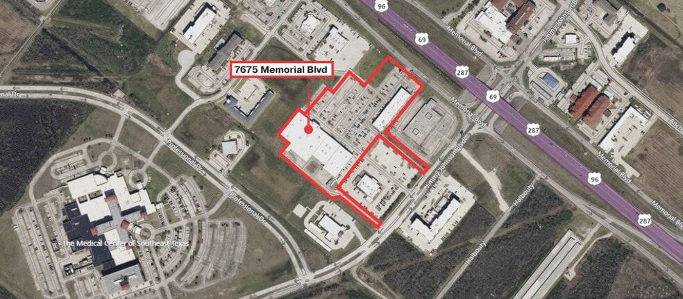 7735-7855 Memorial Blvd, Port Arthur, TX à louer - Photo du bâtiment - Image 2 de 3