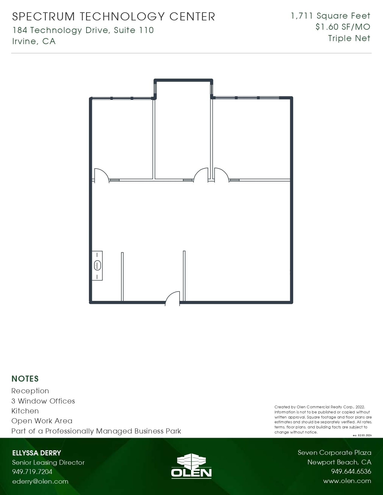 184 Technology Dr, Irvine, CA for lease Floor Plan- Image 1 of 1