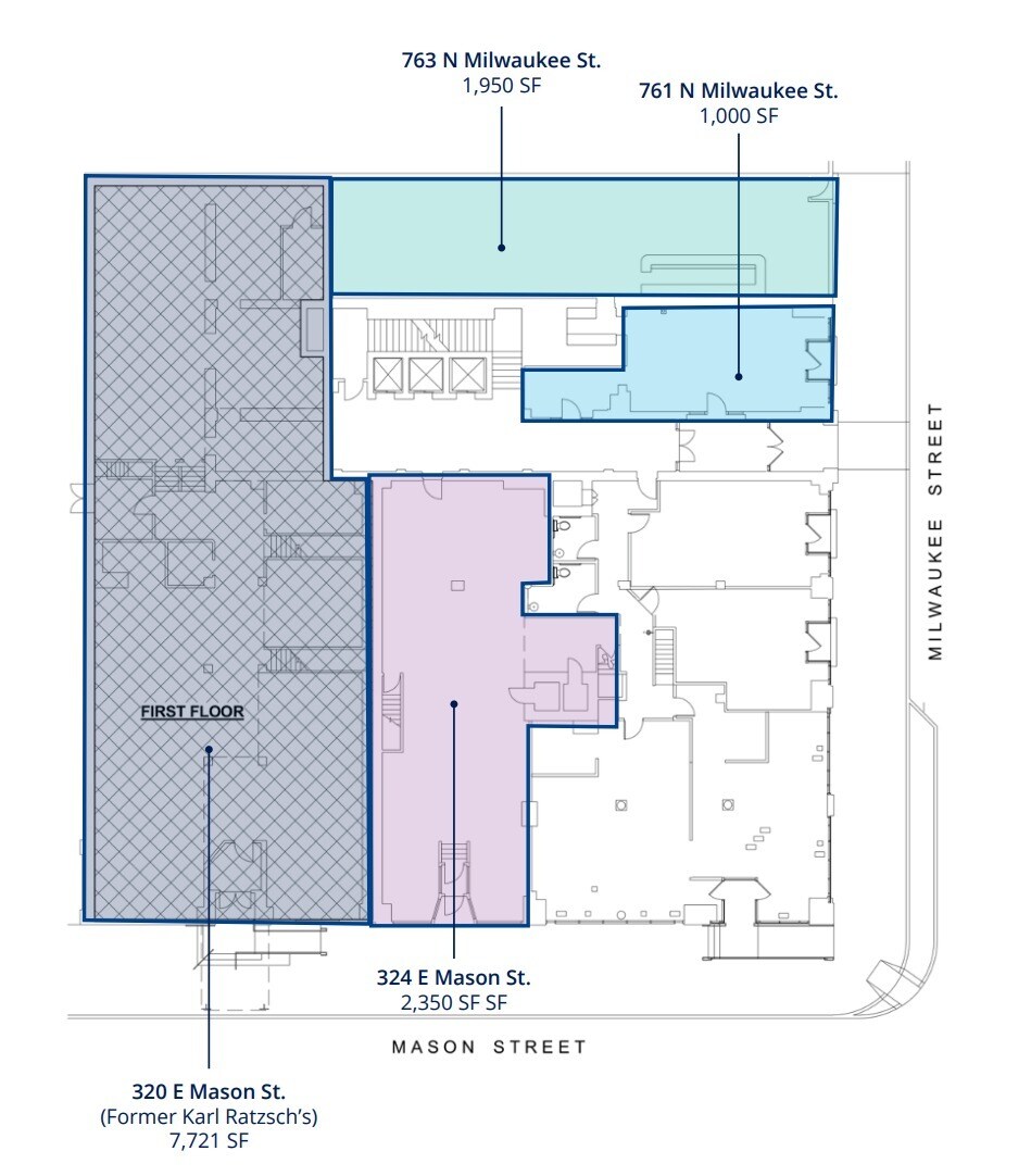759-763 N Milwaukee St, Milwaukee, WI for lease Floor Plan- Image 1 of 4