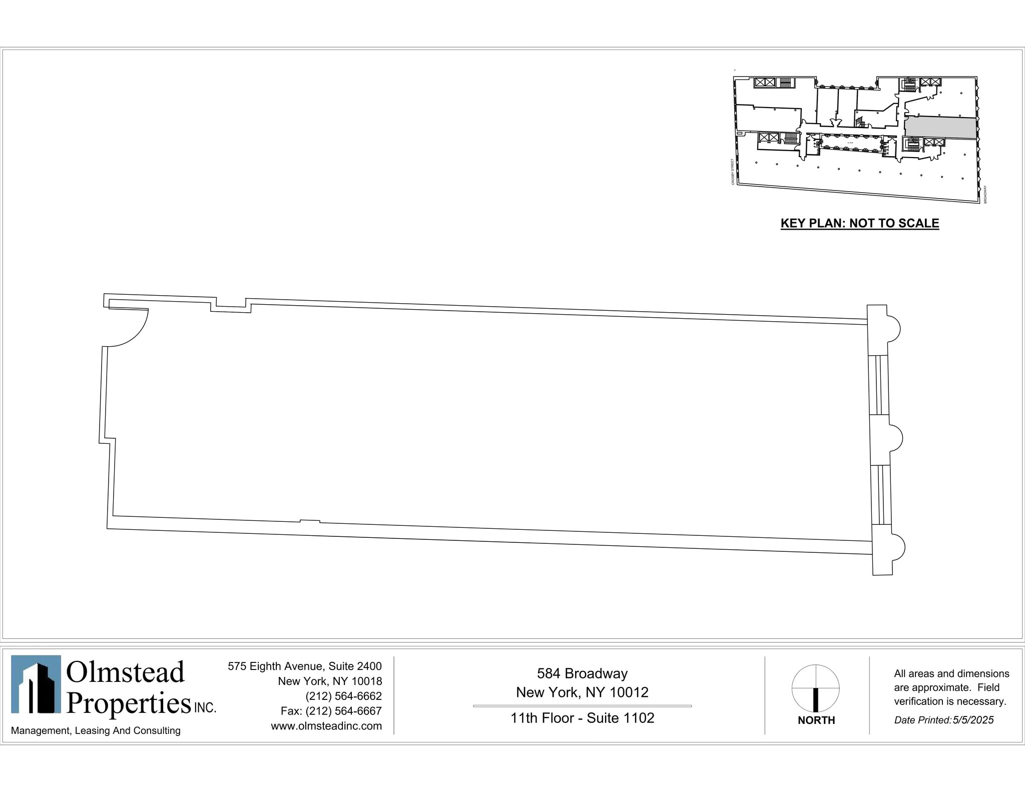 584-590 Broadway, New York, NY à louer Plan de site- Image 1 de 1