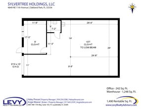 4530-4534 NE 11th Ave, Oakland Park, FL for lease Floor Plan- Image 2 of 2