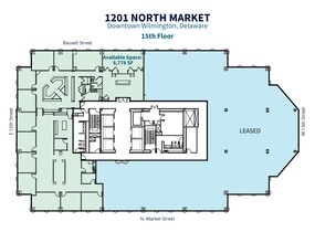 1201 N Market St, Wilmington, DE à louer Plan de site- Image 1 de 1