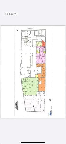 18/20 Rue Du Faubourg Du Temple, Paris à louer - Plan d’étage - Image 1 de 4