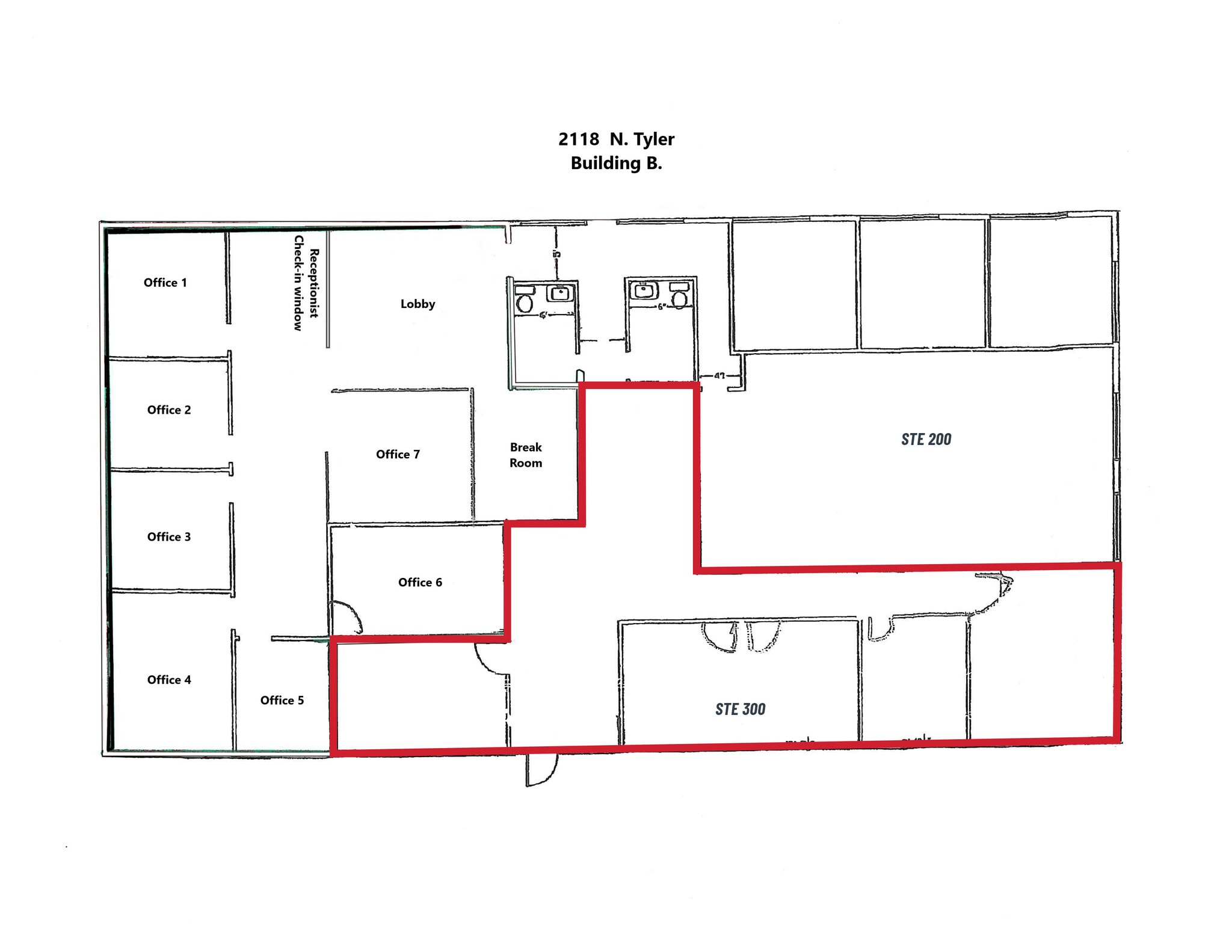2118 N Tyler Rd, Wichita, KS for lease Floor Plan- Image 1 of 1