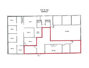2118 N Tyler Rd, Wichita, KS for lease Floor Plan- Image 1 of 1