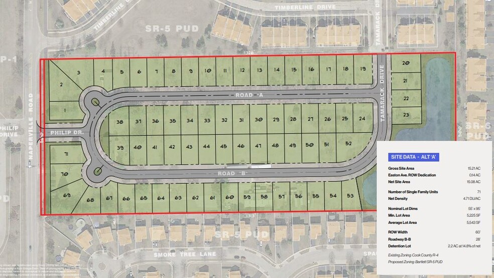 9N249 Naperville Rd, Elgin, IL à louer - Plan de site - Image 2 de 2