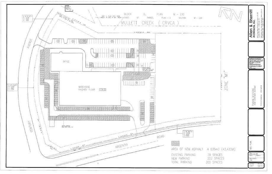 7030 Century Ave, Mississauga, ON for lease - Site Plan - Image 3 of 3