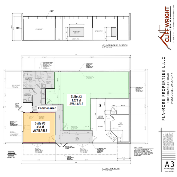 3305 Chandler Rd, Muskogee, OK for lease - Typical Floor Plan - Image 2 of 9