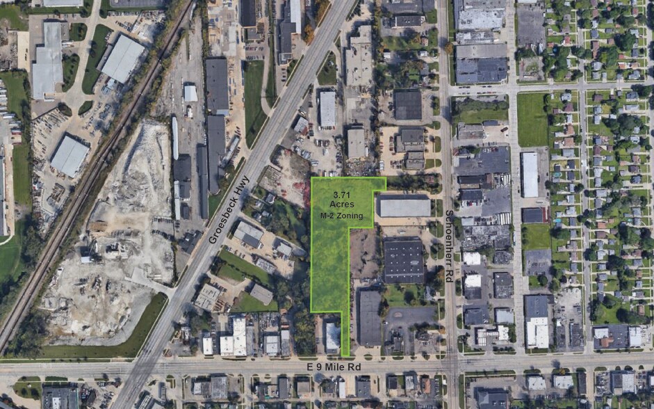 3.71 Acres Zoned M-2 portefeuille de 2 propriétés à vendre sur LoopNet.ca - Aérien - Image 2 de 2