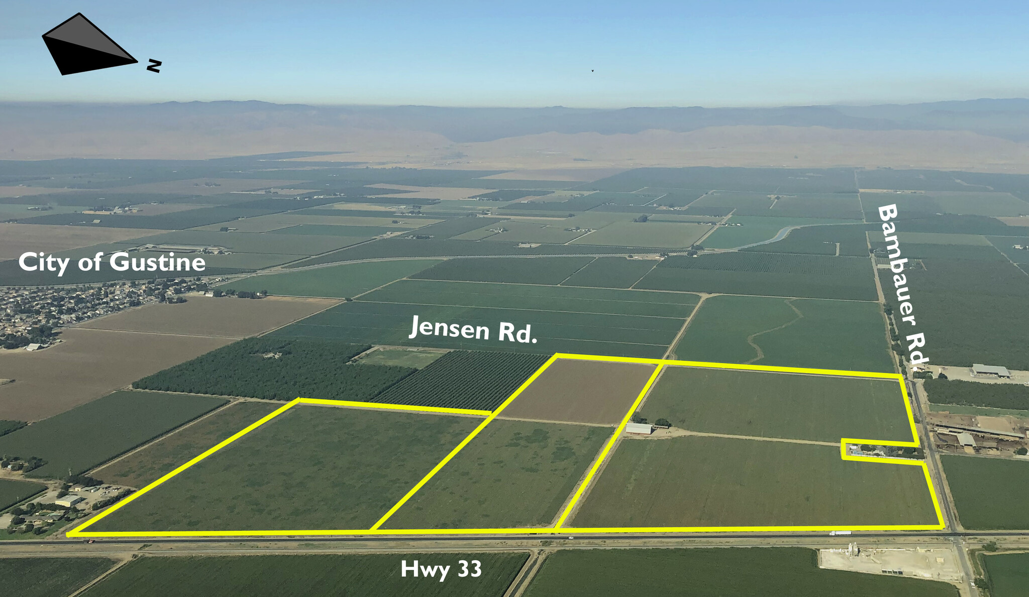 Highway 33, Gustine, CA for sale Aerial- Image 1 of 1