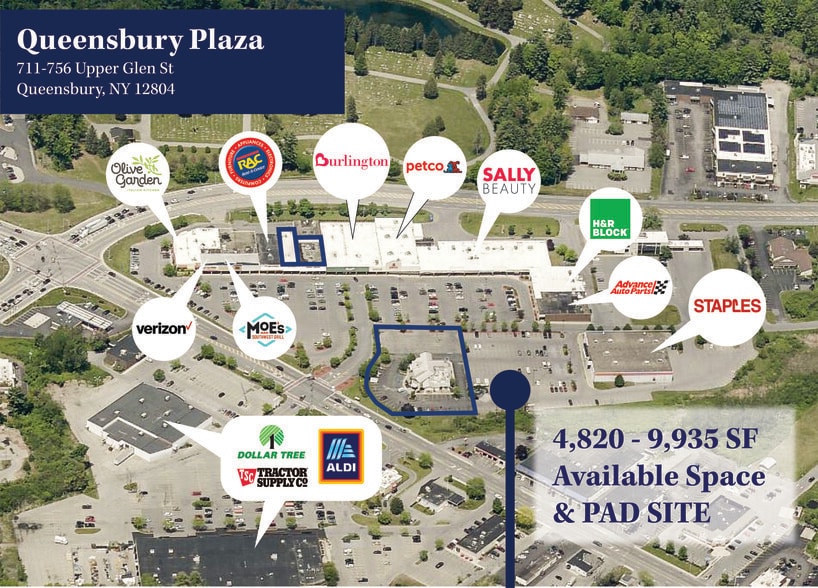 711-756 Upper Glen St, Queensbury, NY for lease - Building Photo - Image 1 of 19