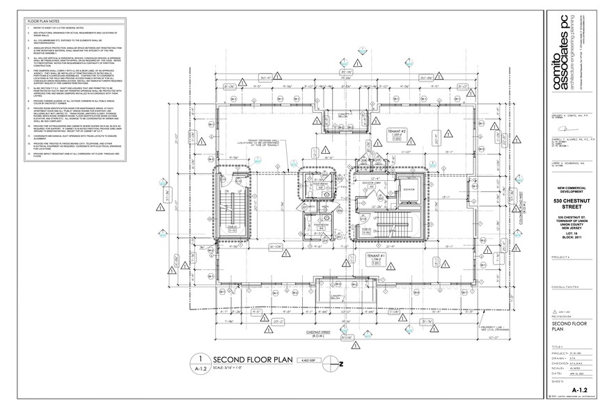 530 Chestnut St, Union, NJ à louer - Plan d’étage - Image 2 de 4