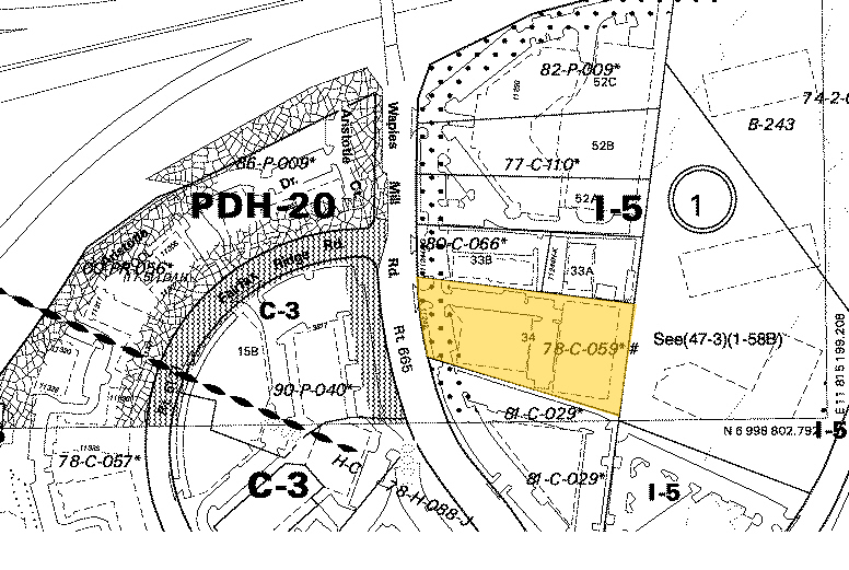 11242 Waples Mill Rd, Fairfax, VA for sale - Plat Map - Image 2 of 4