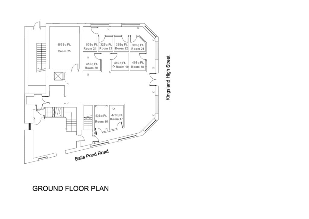 1 Kingsland High St, London for lease Floor Plan- Image 1 of 31