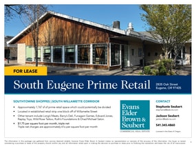 2835 Oak St, Eugene, OR for lease Interior Photo- Image 2 of 4