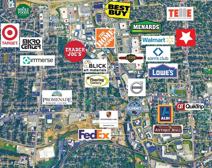 2301-2311 S Big Bend Blvd, Saint Louis, MO à vendre - Photo du bâtiment - Image 3 de 4