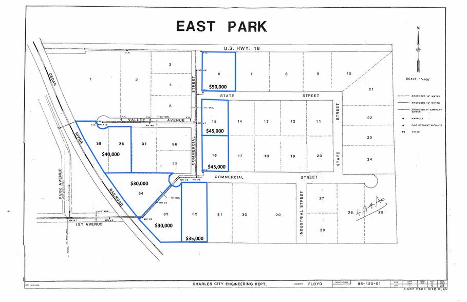 Lot 32 US Hwy 18 & Commercial St, Charles City, IA à vendre - Photo du b timent - Image 2 de 2