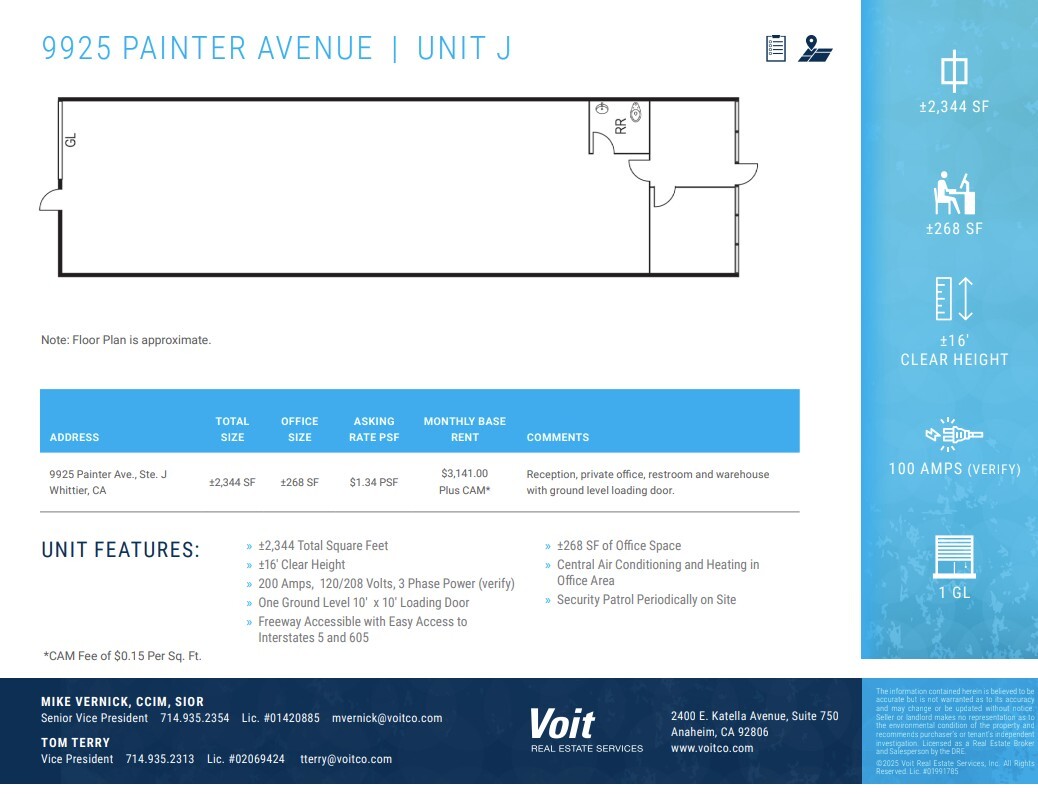 9825 Painter Ave, Santa Fe Springs, CA for lease Floor Plan- Image 1 of 1