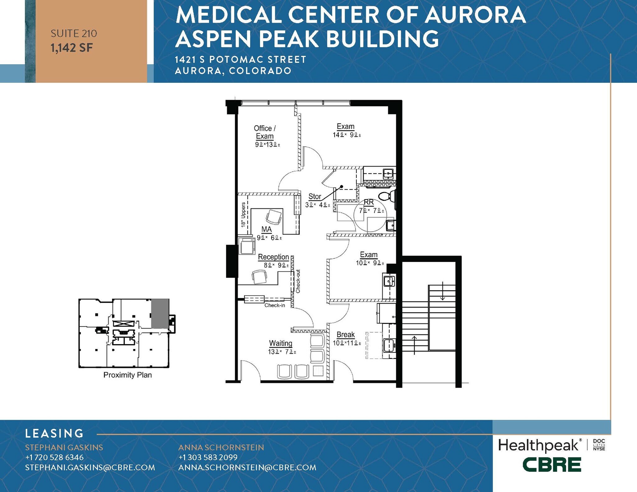 1411 S Potomac St, Aurora, CO for lease Floor Plan- Image 1 of 1