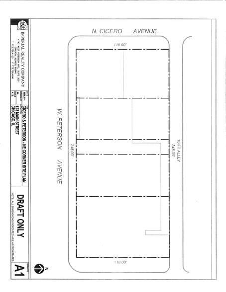 4750 W Peterson Ave, Chicago, IL for lease - Site Plan - Image 1 of 2