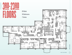 301 First Ave, New York, NY à louer Plan d’étage- Image 2 de 4