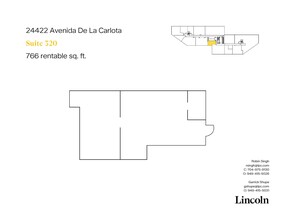 24422 Avenida De La Carlota, Laguna Hills, CA for lease Floor Plan- Image 1 of 6