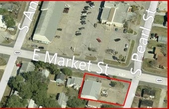 621 E Market St, Rockport, TX - AERIAL  map view