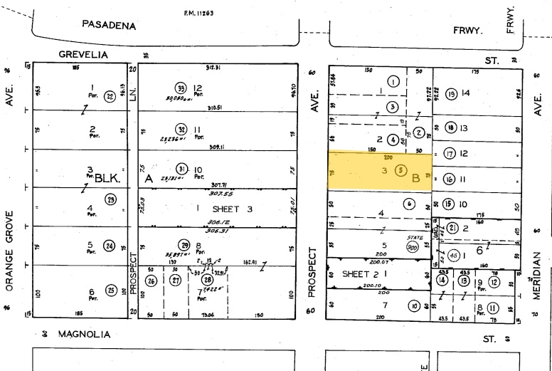 616 Prospect Ave, South Pasadena, CA for sale - Plat Map - Image 2 of 2