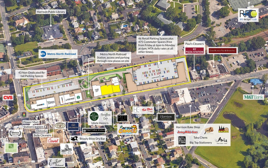 332 Halstead Ave, Harrison, NY for lease - Aerial - Image 3 of 17