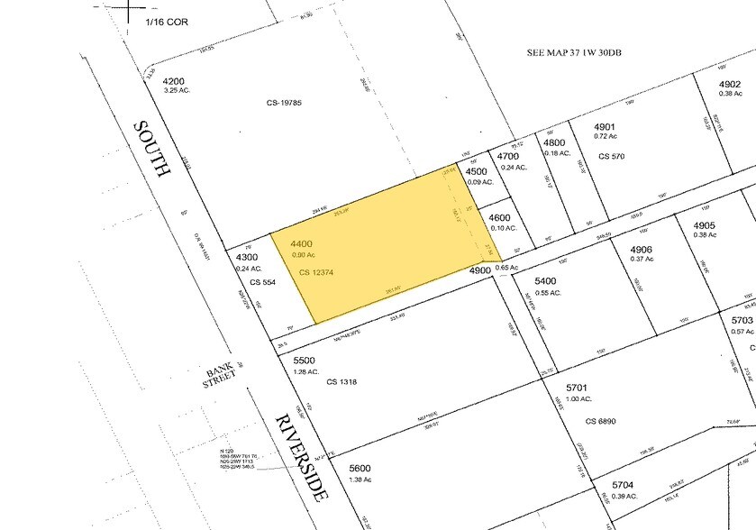 833 S Riverside Ave, Medford, OR à louer - Plan cadastral - Image 2 de 2