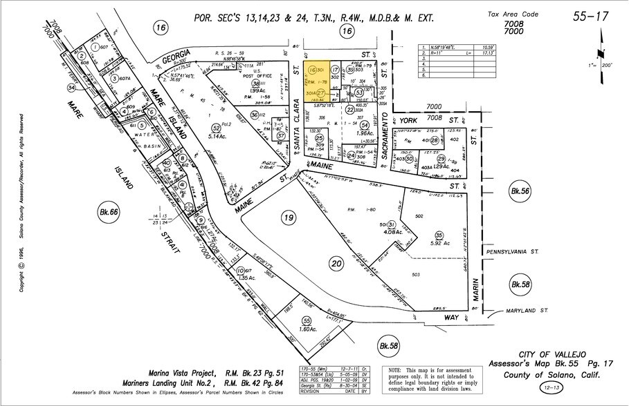 201 Georgia St SE, Vallejo, CA à vendre - Plan cadastral - Image 2 de 6