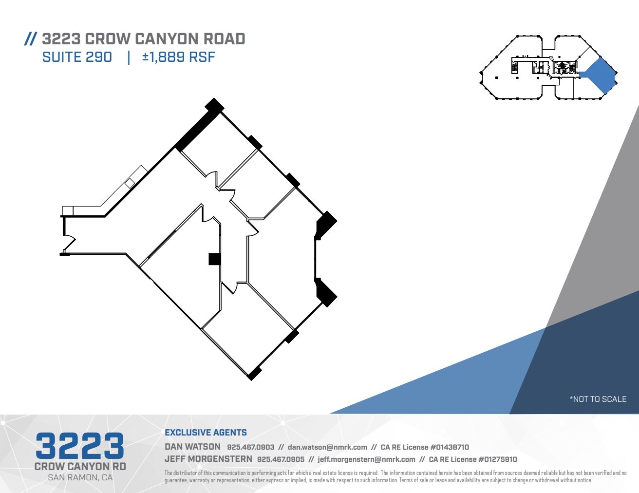 3223 Crow Canyon Rd, San Ramon, CA à louer Plan d’étage- Image 1 de 1