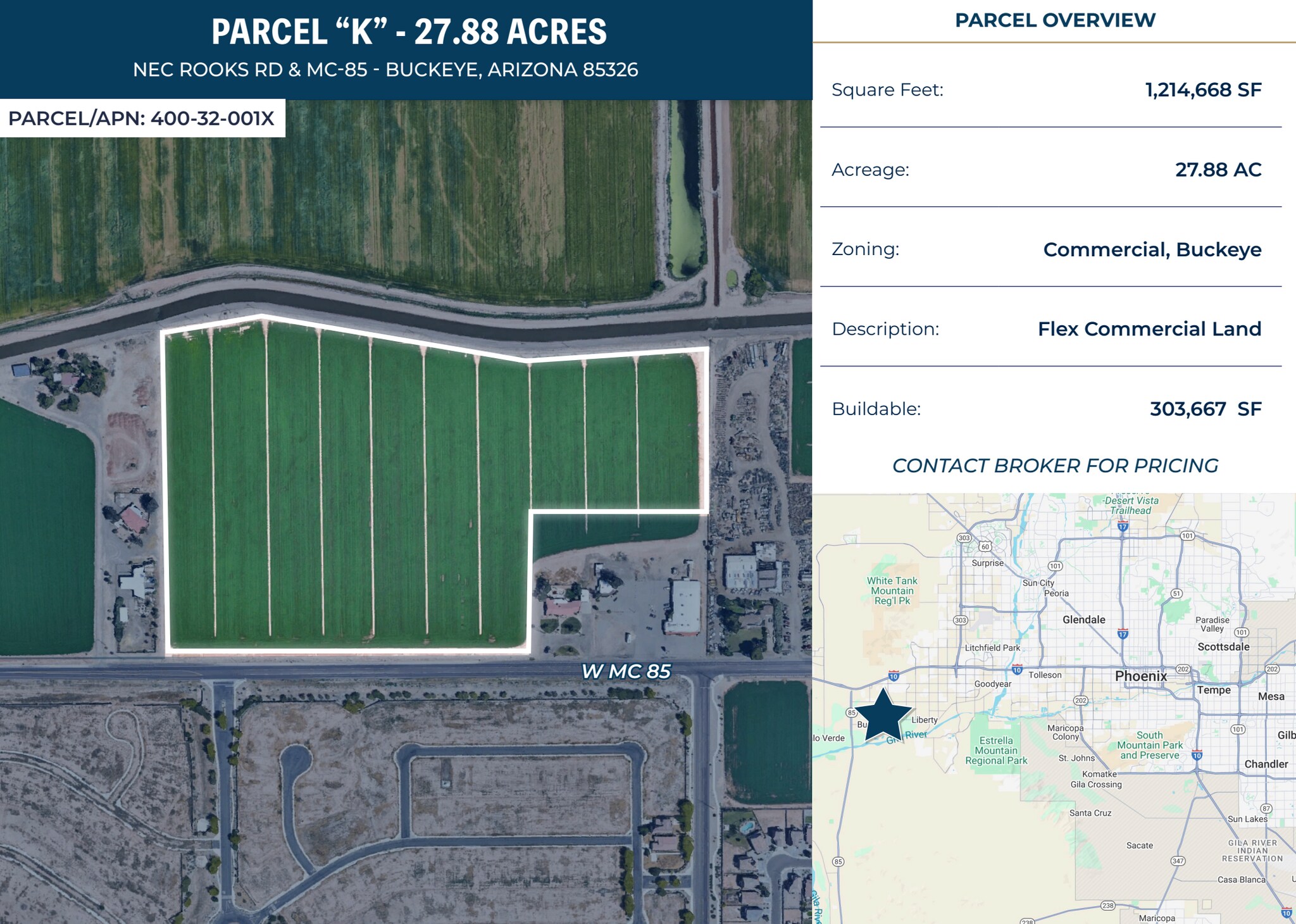 MC-85 Hwy & Rooks, Buckeye, AZ à vendre Photo du bâtiment- Image 1 de 1