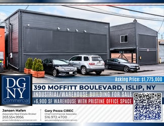 More details for 390 Moffitt Blvd, Islip, NY - Industrial for Sale