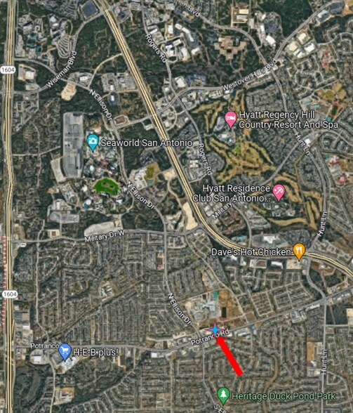 9800 Potranco, San Antonio, TX for sale - Aerial - Image 1 of 2